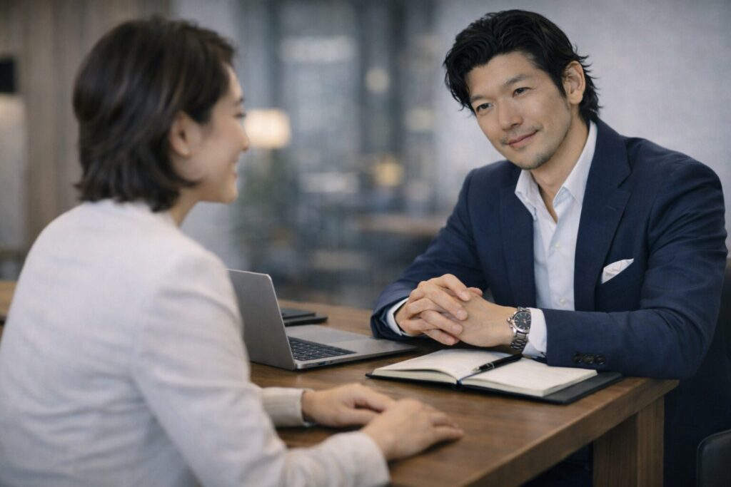 クライアントと向き合い、真摯な対話を通じて内面と外面の統合をサポートするCOACHING-L代表・刈谷洋介。セッションを通じた本質的な変容の風景。